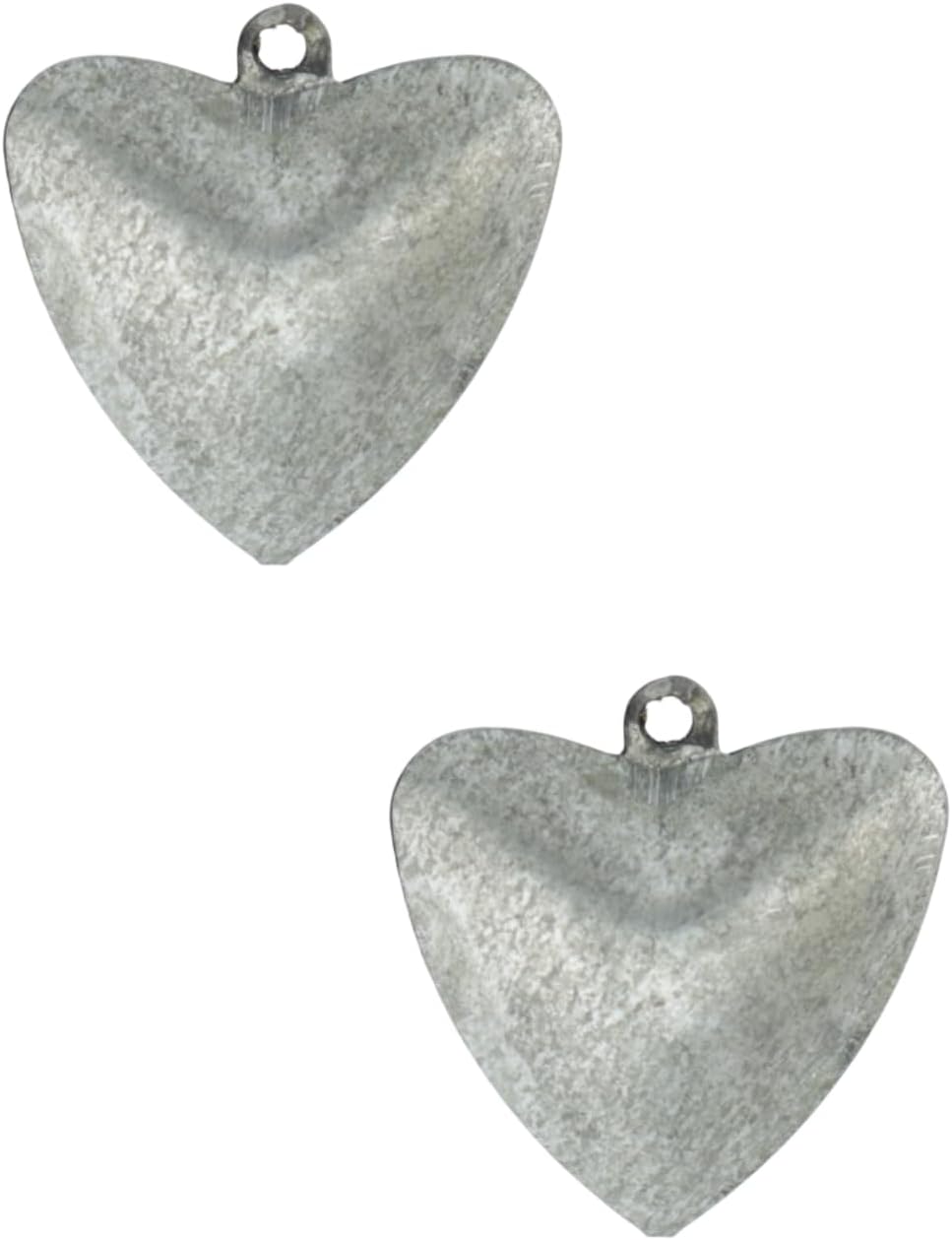 10PCS Metal Heart Shaped Craft Bell Suitable for Christmas Farmhouse/Holiday Wreaths and Rustic Decor