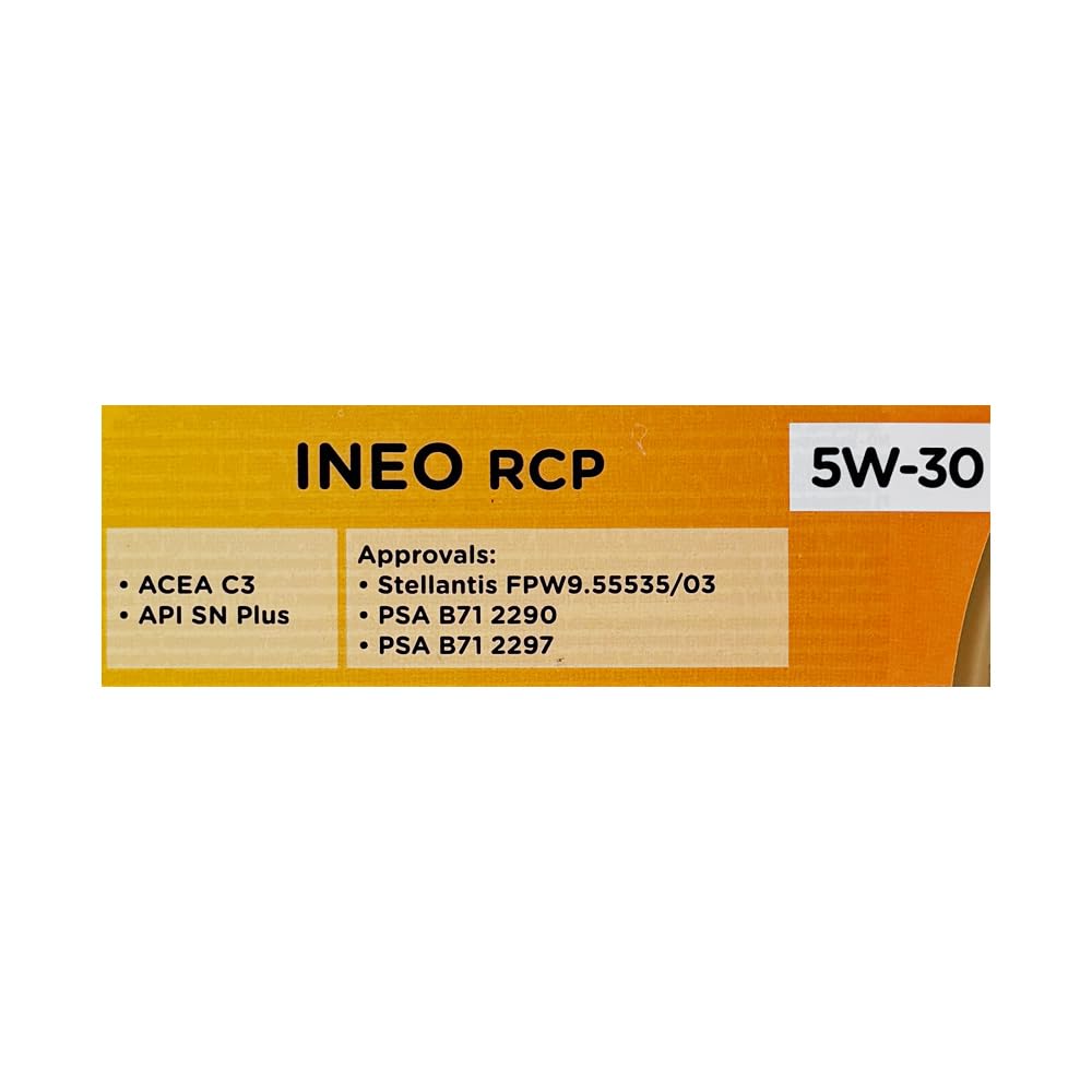 Total Quartz Ineo RCP 5W-30 | 8 L | kompatibel mit Stellantis FPW9.55535/03 | PSA B71 2290 | 8 Liter | mit Trichter |