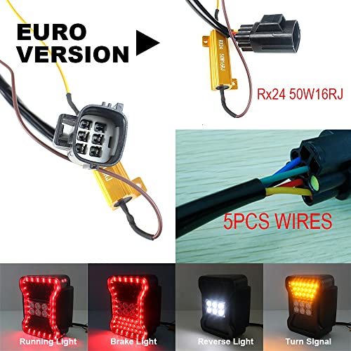 Fari Posteriori Auto 2X per Jeep per Wrangler JK