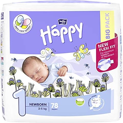 Bella Happy Windeln NewBorn + Urinindikator 2-5Kg Gr.1 Cover
