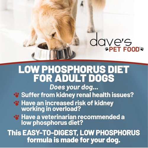 Dave’s Pet Food Kidney Support for Dogs with Renal Support (Chicken Formula Crumble) Non-Prescription Low Phosphorus Restricted Diet Dog Food, Added Vitamins Minerals & Taurine, Vet Formulated (13 oz) - Image 6