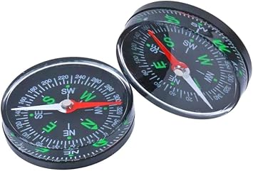 Mini Compass Direction finding compass - 3cm tall - 1 Piece