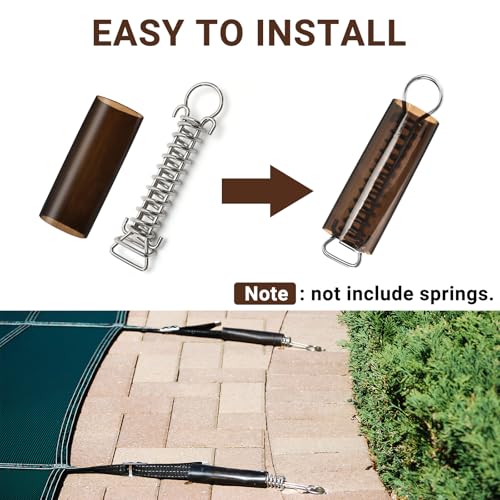 U0U BHZ 20Pcs Pool Cover Spring Sleeves,Pool Winter Cover Spring Covers,Sleeves For Pool Safety Cover Springs,Pvc Spring Sleeves thumb #2