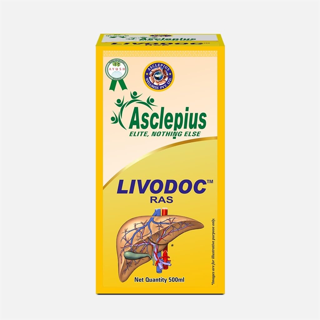 ASCLEPIUS LIVODOC RAS Ayurvedic Liver Tonic | Supports Liver Health & Detox (500 ml)-picture-29