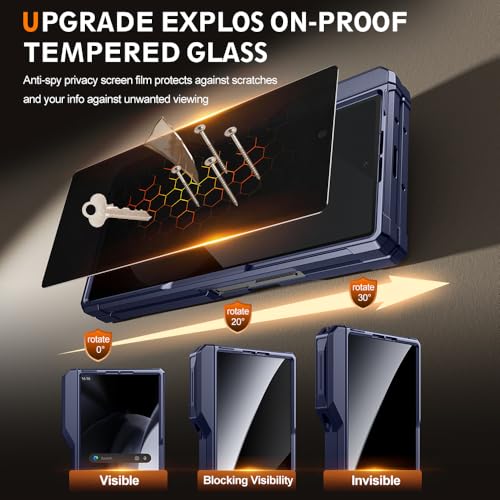 Coque Galaxy Z Fold6 antichoc militaire compatible MagSafe avec support - 6