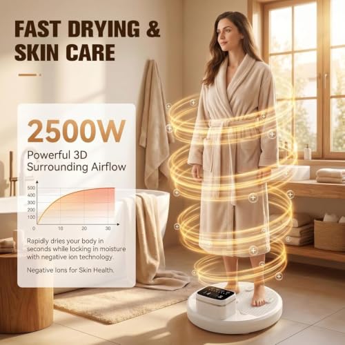 Secador de aire corporal completo para salida de ducha cómoda 3
