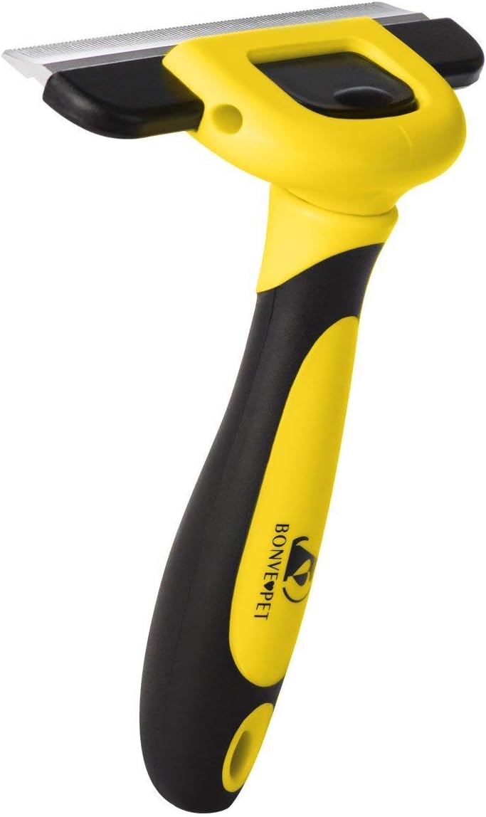 Pet Grooming Brush Effectively Reduces Shedding by up to 95% Professional Deshedding Tool for Dogs and Cats …