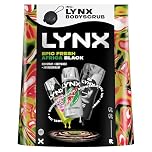 Lynx All Stars Trio Gift Set with a body wash, a body spray, an antiperspirant and a body scrub tool perfect for any occasion 3 piece