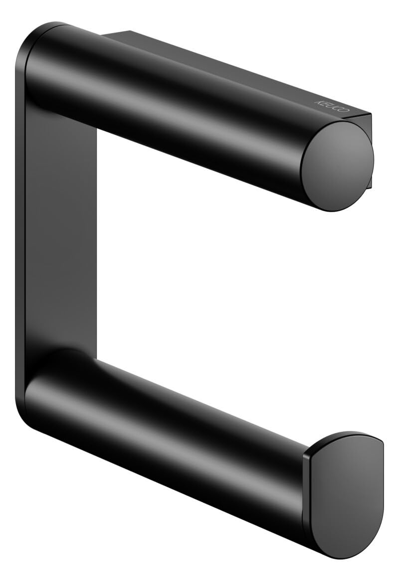 Keuco Plan Porte-Papier Toilette, Forme Ouverte, métal Noir Mat