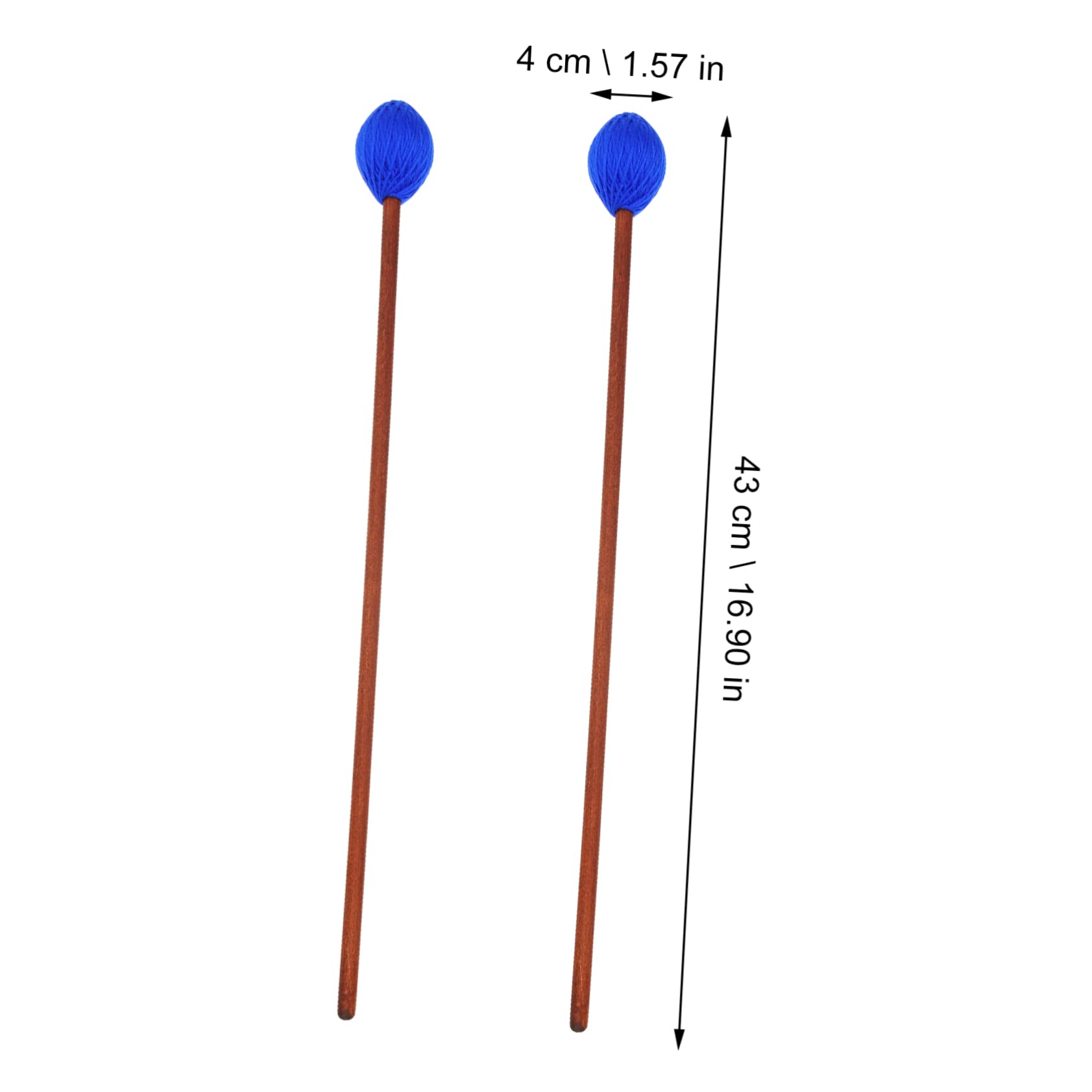 VICASKY 10piezas Mallets De Percusión Para Marimba y De Lengua De Mango De Accesorios Para Instrumentos De Percusión Color Aleatorio
