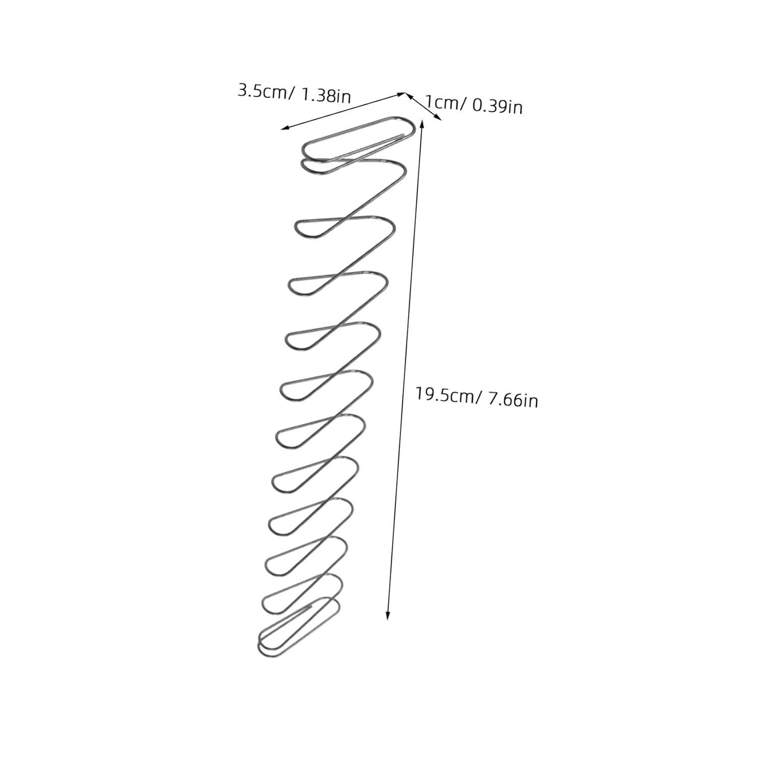 Mikinona Trapezoidal Flat Springs and Mechanical Applications 2pcs Stainless Steel with Extended Elasticity Easy Installation for Machine Compression Spring Installations