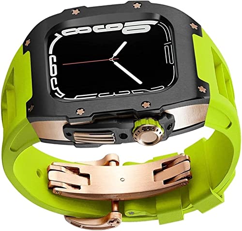 Bracelet montre Apple Watch Series 7 8 kit protection acier 45 mm