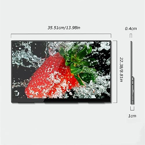 Image of GLigeT Wide Device 15.6 Inch 1080p IPS HDR Touch Screen Monitor Computer Cell Phone Extended Casting 64Hz with External