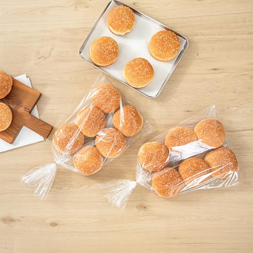 Restaurantware Bag Tek 11 Inch x 20 Inch Bread Bags 250 With Wicket Dispenser Bread Loaf Bags - Micro Perforated Freezer Safe Clear Plastic Baguette Bags Disposable by Restaurantware - Image 6