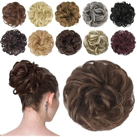 FESHFEN Messy Hair Bun Extension Cover