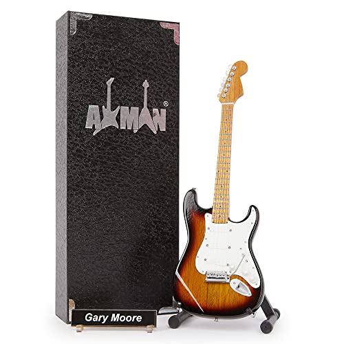 Gary Moore (Thin Lizzy) – Réplique de guitare miniature - Les Beatles, Paul McCartney, John Lennon, RIngo Starr, George Harrison Gary Moore (Thin Lizzy) – Réplique de guitare miniature