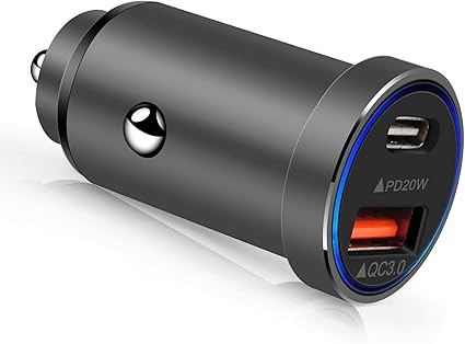 Amazon Co Jp Viviber カーチャージャー シガーソケット 2ポート 38w 6a Pd3 0 Qc3 0急速充電 Usb Cポートとusb Aポートの2ポート 超小型 軽量 全金属製 高速車の充電器 車usb Usbtype C 車載充電器 Iphone 13mini 13 13 Pro 13 Pro Max Iphone12 12 Pro 12