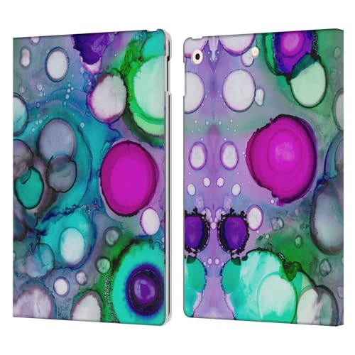 Étui portefeuille iPad 10.2 en cuir avec motif Haroulita Tableau d'alcool 4