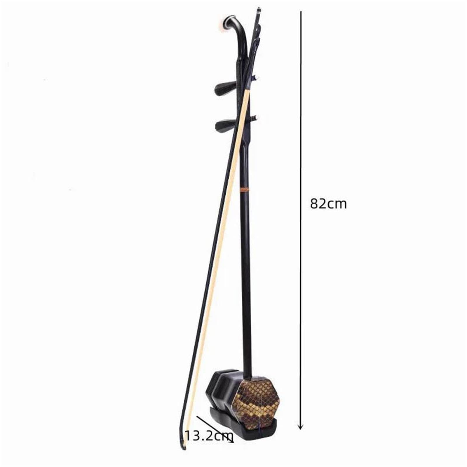 Erhu Tradycyjny Dwustrunowy Hebanowy Erhu
