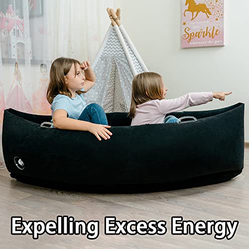 Peapod sensorial inflável para crianças com necessidades sensoriais (152 cm, idades 6-12) - espregui