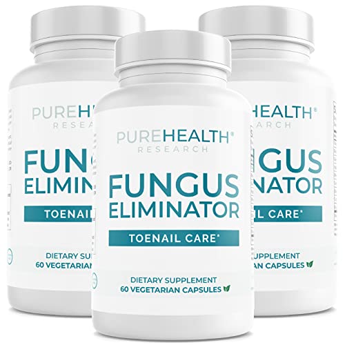 Clear Nails Toenail Formula By PureHealth Research, Made In the USA, Effective Fingernail & Toenail Solution, 3 Bottles