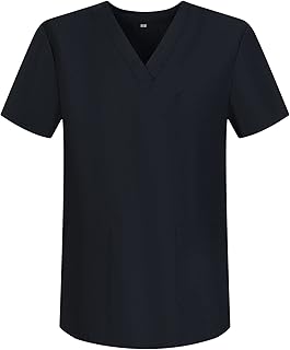 MISEMIYA Casaco unissexo médico enfermeira uniforme limpeza laboral, estética dentista veterinária saúde hotelaria - Ref.BZ-6801