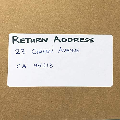 100 x 50 mm, 200 Pack, Matte White Sticky Labels Stickers