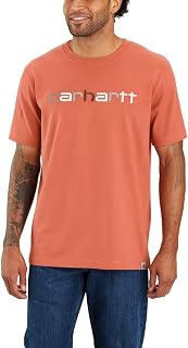Men's 105797 Relaxed Fit Heavyweight Short-Sleeve Logo Graphic T-Shirt