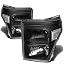 Black Housing / Clear Corner