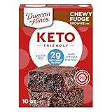 Duncan Hines Keto Friendly Chewy Fudge Brownie Mix, Gluten Free, 10 oz.