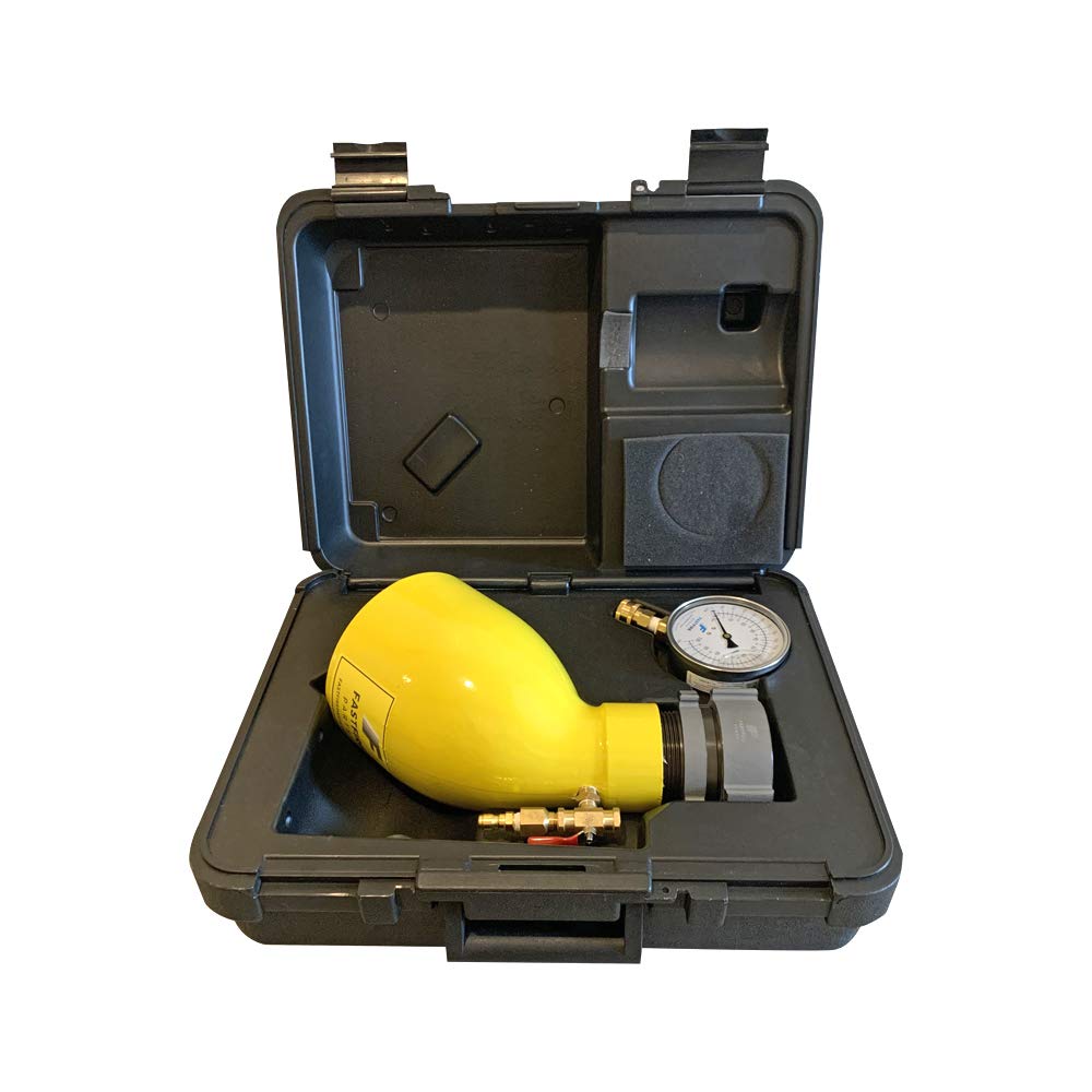 Hydrant Diffuser, Aluminum, 4" Gauge, 160PSI, 2120GPM, 2.5" NH/NST, Yellow, Swivel, in case, Fast