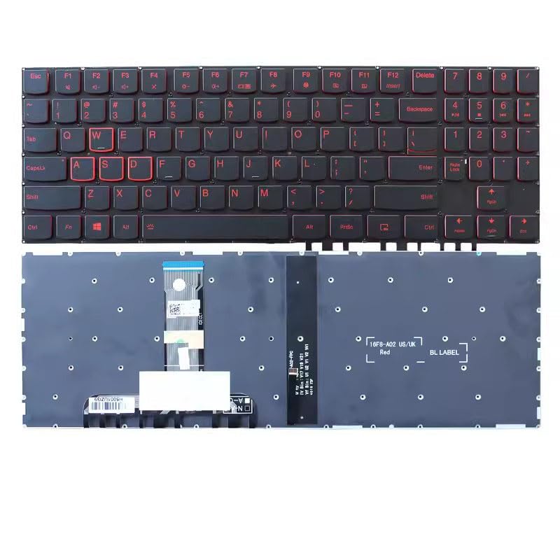 Clavier rétroéclairé pour Y530 solution panne touches et lumière rouge
