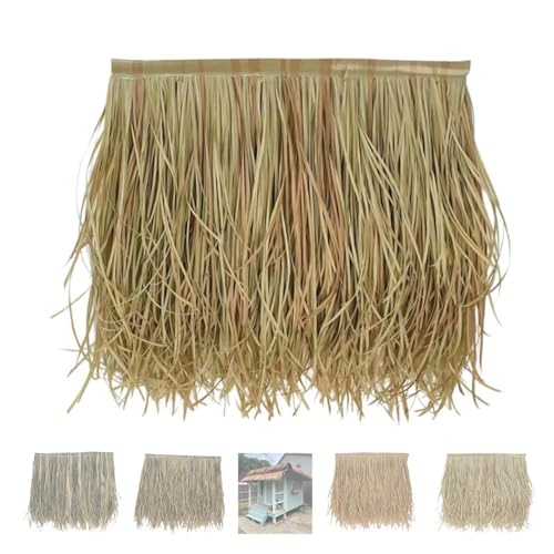 Toit de palmier en chaume artificiel pour abri de jardin en bois