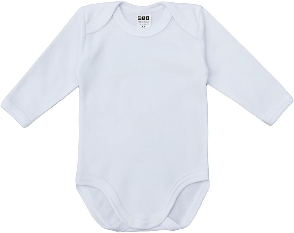 Mea Baby Unisex Baby’s Long-Sleeved Vests, 100% Cotton, Pack of 5 Printed Baby’s Vests for Girls and Boys 92 girls