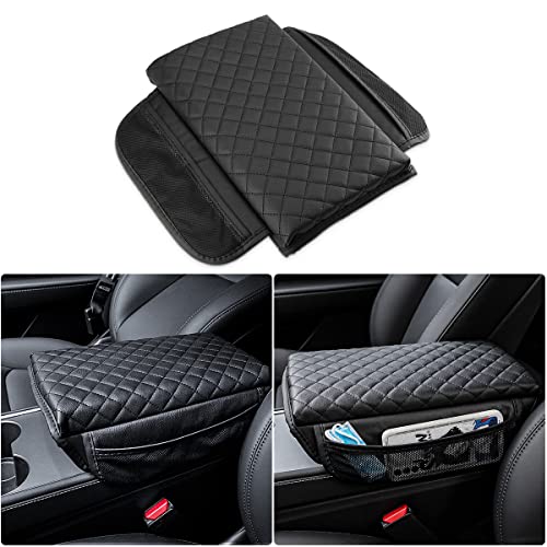 MARCHFA Funda para reposabrazos compatible con Model 3 Model Consola central Reposabrazos Accesorios Cover