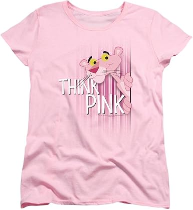 Amazon.com: Sons of Gotham Pink Panther Think Pink - Camiseta para mujer :  Ropa, Zapatos y Joyería
