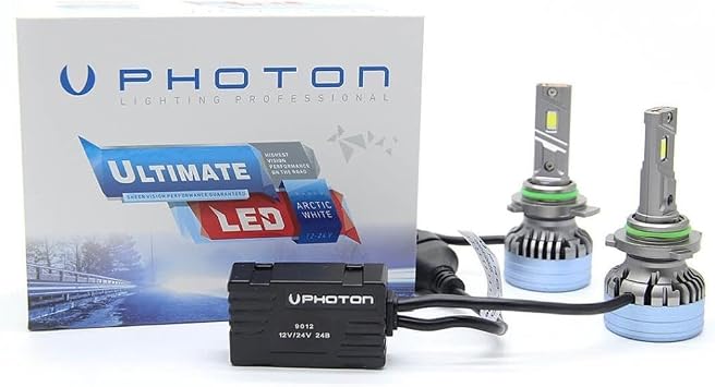 Photon Ultimate H r2 9012 Led Headl ght 9500 Lumens 3 Plus