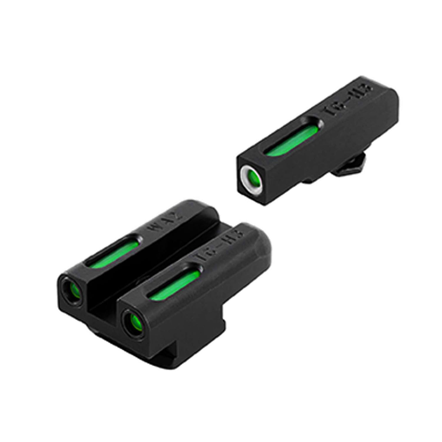TRUGLO TFX Handgun Sight | Durable Shock-Resistant Compact Brightly Glowing Tritium &amp; Fiber-Optic Xtreme Day/Night Sight for Handguns