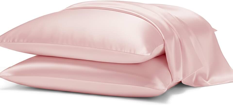 Kit 2 Fronhas Cetim Anti-frizz Seda Alto Brilho Par (Rosa-claro)