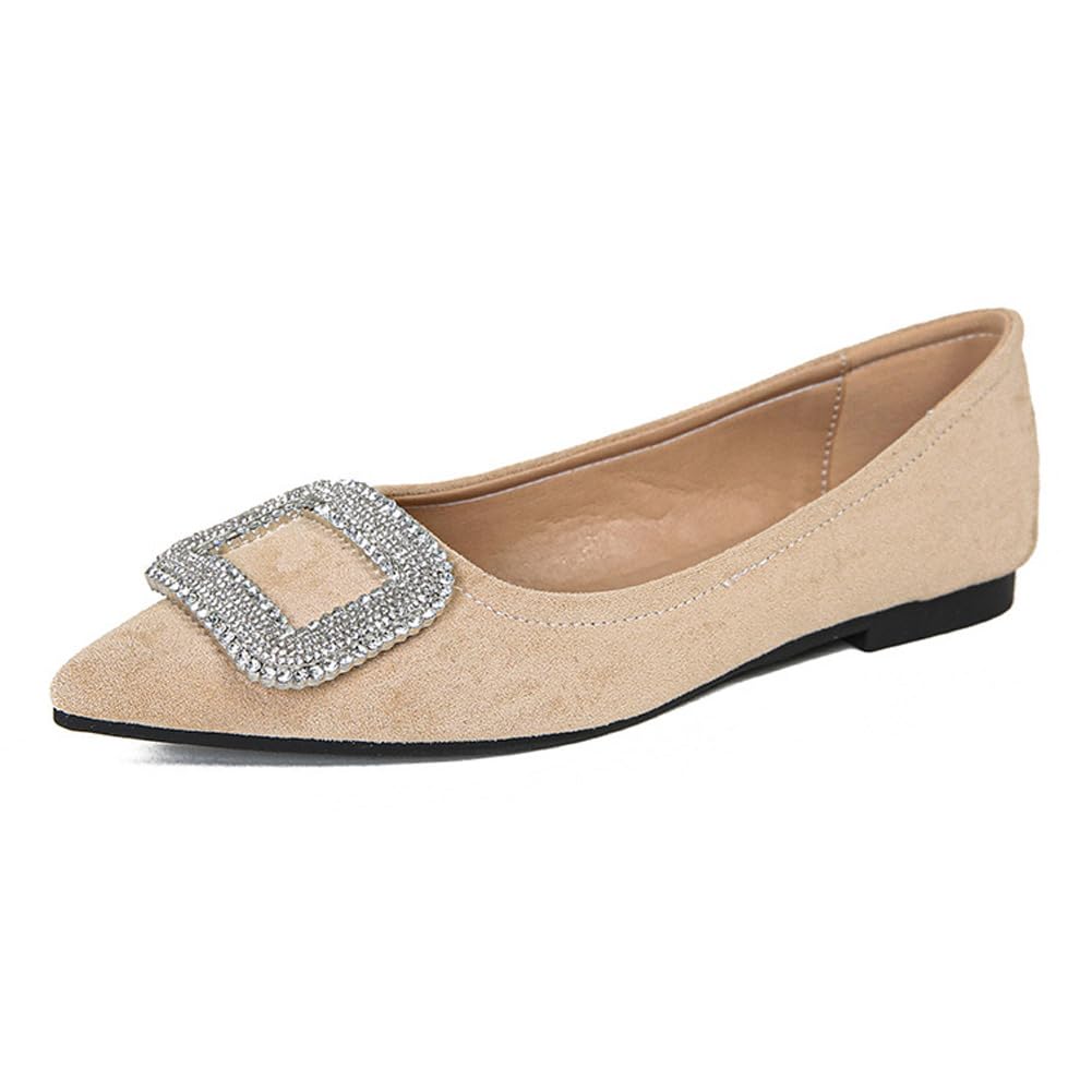 Ballerines pointues confortables grand confort avec décolleté - 8