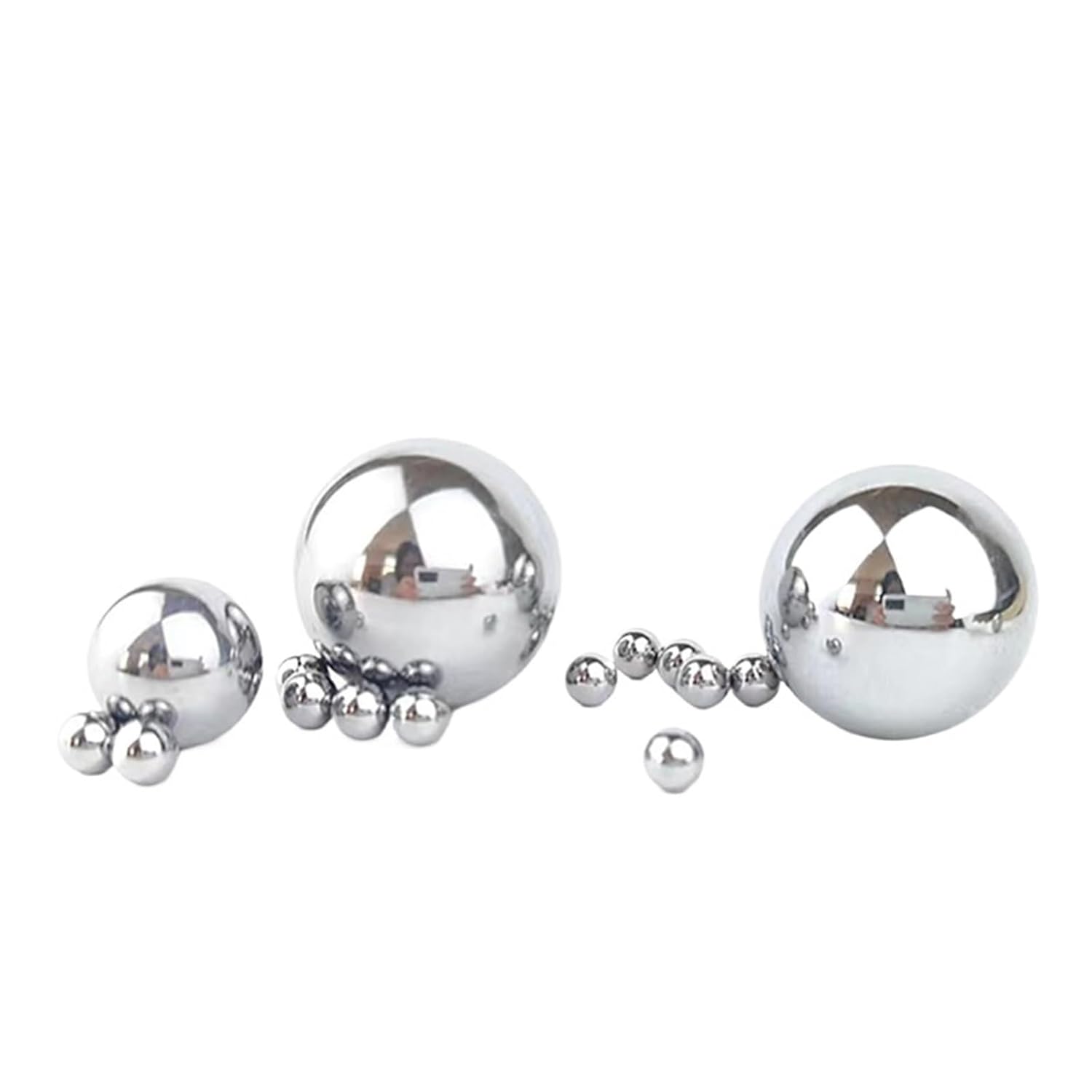 1-500pcs Dia 1-24mm Solid Steel Balls 440C Stainless Steel G10 Grade Crimp High Precision 2/3/6.35/8/10/12/15mm(200pcs,10mm)