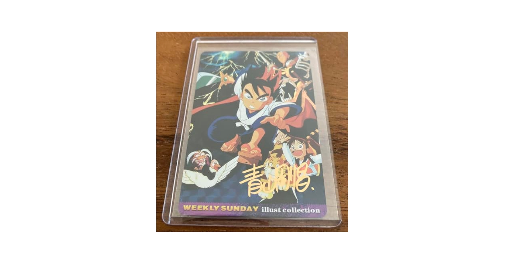 Amazon.co.jp: コナン 青山剛昌 サイン入り YAIBA カード 鬼丸武