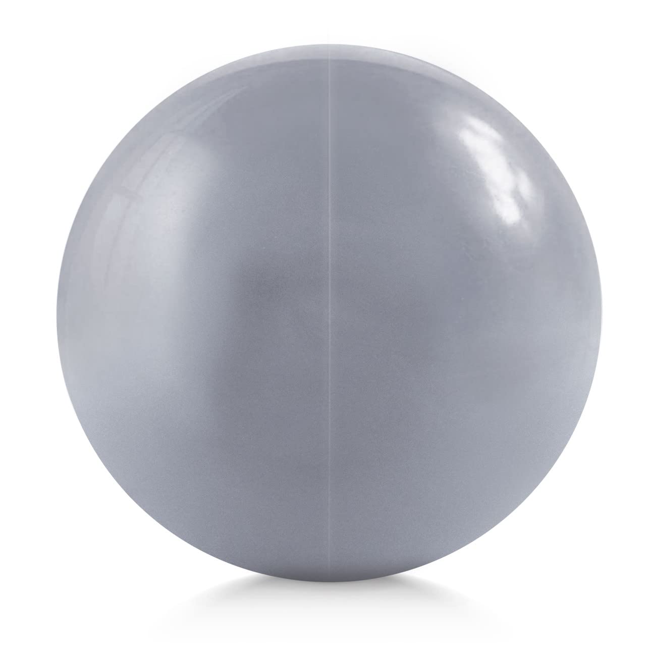 CAPHAUS Soft Weighted Exercise Ball, Weighted Toning Ball, Soft Medicine Balls for Yoga, Pilates, Fitness Exercise& Physical Therapy, 10 LB Single, Grey