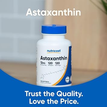 Nutricost Astaxanthin 12mg, 120 Softgels