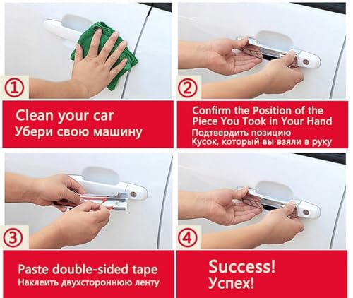 Cubiertas cromadas de manijas para VW Tiguan MK1: protección elegante 7