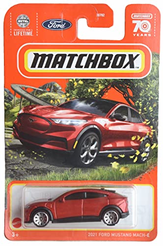 Matchbox 2021 Ford Mustang Mach E miniatura 1