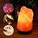 YRLED Nature Crystal Himalayan Salt Block Lamp Night Light with Dimmer Switch and Wood Base (UL-Approved Power Cord, 7W Bulb)