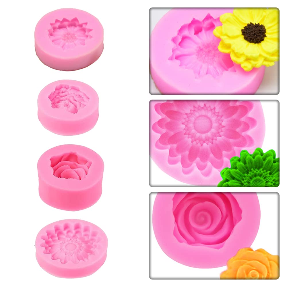 Silikonformen Für Seife & Kerzen – Kreativ-Set Mit 3D-Motiven Wie Katze, Rose, Blume