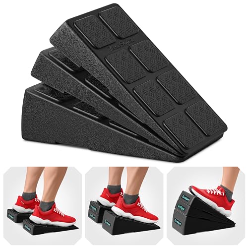 Squat Wedge – Squat Wedge Block 520 LBS Weight Capacity – Slant Board for Calf Stretching – Calf Stretcher Slant Board – yoga blocks