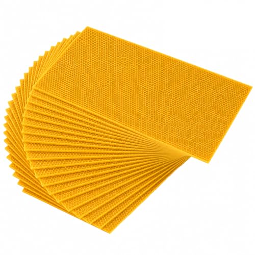 Yellow Bee Foundation Sheets for 8-1/2-Inch Deep Beehive 20PCS
